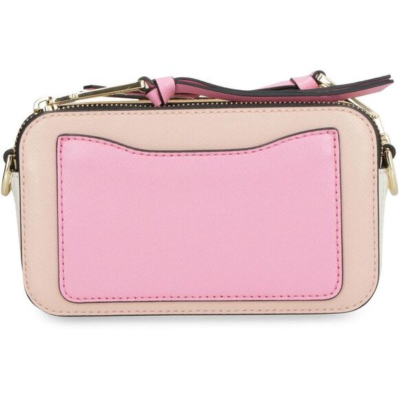 MARC JACOBS The Snapshot Leather Crossbody Bag Women PINK Shopping Bags - Picture 3 of 5